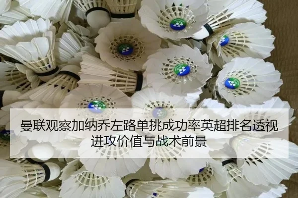 曼联观察加纳乔左路单挑成功率英超排名透视进攻价值与战术前景